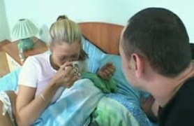 drunk beautiful teen gets fucked while sleeping, by her bf