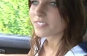 super shaved blue eyed 18 yo cheerleader gets it in the ass!.