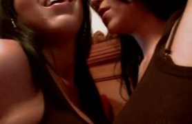 brunette lesbians on camera.